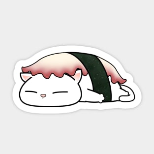 Chubby Cat Octopus Sushi Sticker